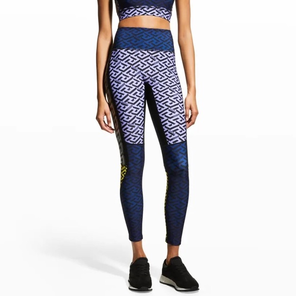 Versace Greca High-Rise Leggings